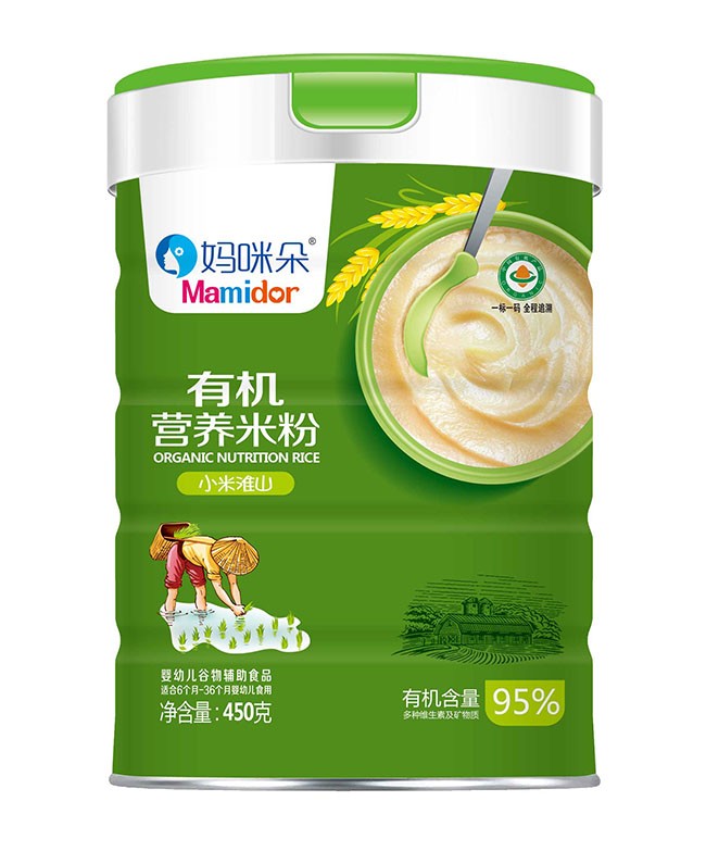 妈咪朵  小米淮山有机米粉  450g